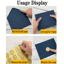 10/30/50Pcs Stylish Premium V-Flap Envelopes Suitable For Parties, Weddings, Thank You Notes, Invitations, And Business Mailings, Including 50 Envelopes And 2 Stickers, Measuring 18.39X13.31 Cm With A Weight Of 120GSM - A - View 6