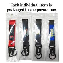 AD Embroidered Design Carabiner Keychain - Eagle Beak Clip Key Ring Accessory, Suitable For Car, Motorcycle, Electric Bicycle And Motorcycle - A - View 6