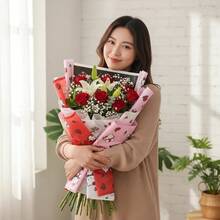 SANRIO 20pcs Rose Cat Pattern Gift Wrapping Paper, Waterproof Durable Thick Foldable Easy To Cut, Suitable For Holidays, Parties, Valentine's Day Gifts, Weddings, DIY Crafts - Multicolor - View 6