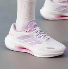 Adidas Zapatillas de running Adizero Boston 13 para mujer: versátiles, cómodas y duraderas. - Blanco/Morado - Ver 5