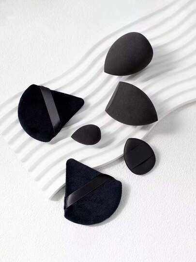 6/2/1pc - Makeup Sponge, Makeup Tool, For Face Makeup, Suitable For Cream And Powder Concealers, Loose Powder, Can Be Used For Makeup, Bedroom, Makeup Accessories, Powder Puff, Loose Powder Puff, Makeup Sponge, Christmas Gift, Makeup Tool, Women's Gift, Christmas Present, Affordable And Good Quality, Travel Essential.