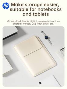 HP 1pc 12/13 Inch Laptop Sleeve, Laptop Inner Bag, Suitable For Air/Pro Models - View 8