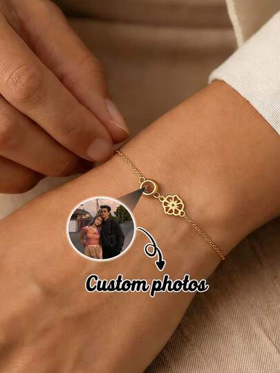 Vòng tay mặt dây chuyền hình dấu chân thú cưng 3D khắc tùy chỉnh, quà tặng kỷ niệm ảnh khắc cho chủ nuôi thú cưng, chiều dài dây có thể điều chỉnh để phù hợp với nhiều kích cỡ cổ tay, đeo thoải mái, thích hợp làm quà tặng trang sức cho gia đình, người yêu, bạn bè nhân dịp tựu trường, tháng Ramadan, ngày Valentine.