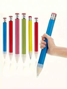 1pc Extra Large Pencil, Student Party Gift, Unique Back-To-School Supplies - Multicolor - View 1