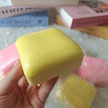 New Milk Scented Milk Brick Stress Relief Toy, Slow Rebound Sticky Squeeze Toy With Thick Realistic Texture, Finger Suction Simulated Square Bread Squeeze Ball, Creative Stress Relief Gift For Adults & Students - Multicolor - View 6