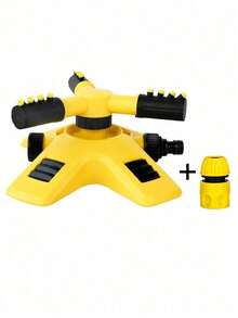 360° Rotating Sprinkler, Adjustable Arm Design, Durable Plastic, Multi-Angle Rotation, Suitable For Garden Irrigation System, Lawn Watering | Rotating Sprinkler Design | Durable Plastic, Lawn Sprinkler - A - View 10