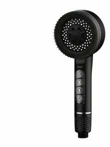 Prague Steel Shower Set, High Pressure Shower Head With Filter, 4 Spray Functions, Includes Flexible Hose Handheld Showerhead, ABS Bracket With Cleaning Sprayer, For Shower Use Only - Multicolor - View 13