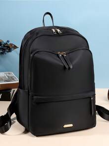 Waterproof Large Capacity Backpack, Fashionable & Versatile - Black - View 3