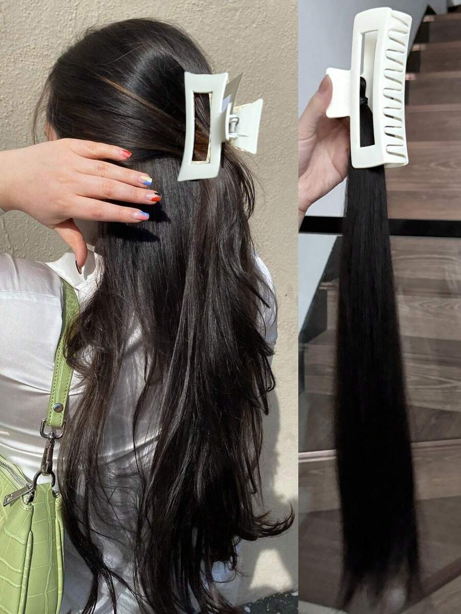 Kẹp tóc càng cua 18 inch, chất liệu sợi chịu nhiệt, giúp tăng độ dày cho tóc, phù hợp cho việc sử dụng hàng ngày ngoài trời.