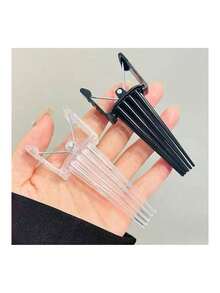 Clips para el cabello naturales y esponjosos para dar volumen a las raíces, invisibles y antideslizantes, adecuados para flequillos y raíces, aumentan instantáneamente el volumen del cabello, adecuados para cabello corto y largo, herramienta de peinado portátil unisex, accesorios de playa para looks de verano - Multicolor - Ver 6