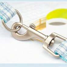 Bộ dây đeo cho thú cưng hình cánh thiên thần dễ thương, họa tiết kẻ caro xanh dương, dây đeo có thể điều chỉnh cho chó nhỏ và mèo. - Màu xanh nhạt - Xem 9