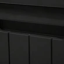 Yitahome Outdoor Storage Box|450L 143x67x60.5cm|X-Front Design|Garden Patio Box For Cushions, Pool Gear, Tools|Waterproof||Securely Lockable|Side Carry Handles|All Weather Resistant - Black - View 8