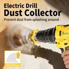 KITESDER 20V Brushless Power Drill Driver,25+1 Clutch Settings,0-2500RPM Variable Speed,Electric Screwdriver With LED Light For Woodworking And DIY  Projects - Dual-electric - View 5