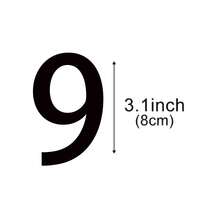 OUTANA 亚克力自粘可移除数字 0-9，可自由组合，适用于门牌号、酒店房间号、办公室号码、商店号码、储物柜标识、邮箱等。 - 南極 - 查看 43