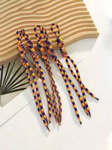 10/20pcs Colorful Nylon Rope DIY Handmade Weaving Kit| Coil Keychain And Backpack Pendant Weaving Materials| Handcraft Jewelry Supplies| Perfect Valentine's Day Gift - 彩色尼龍繩 - 查看 1