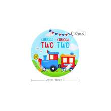 Train Birthday Party Disposable Tableware Set, 7/9 Inch Disposable Paper Plates, Napkins, Suitable For Family Gatherings, Gender Reveal, Celebrations, Birthdays, Weddings, Parties, Picnics - Multicolor - View 10