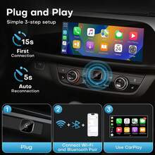 Car Play Adaptador Inalámbrico Y Android Auto Converter 2en1 - A - Ver 2