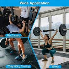 1件装杠铃肩垫，深蹲泡沫肩颈垫，健身臂桥俯卧撑垫 - 彩色 - 查看 2