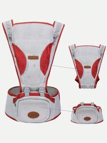 2-In-1 Baby Carrier, Hands-Free Front Carry, Breathable For Winter Use - Orange - View 6