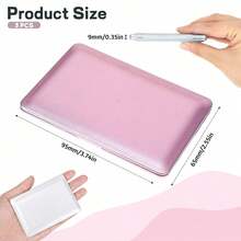 1pc Creative Mini Laptop-Style Portable Makeup Mirror, Double-Sided Folding Pocket Mirror With High-Definition Glass Lens, Portable Laptop-Shaped Makeup Mirror, Durable And Drop-Resistant Makeup Mirror, Suitable For Makeup, Touch-Ups, Dorm, Travel, Office And Home Use - Multicolor - View 11