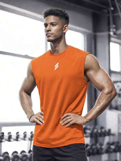 Áo ba lỗ không tay dành cho nam, áo tập gym, tập thể hình, thể dục thể thao.