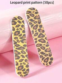 100/50/30/20/13/5/1pc Double-Sided Durable Portable Mini Nail File, Suitable For Natural Nails And Artificial Nails, Compact Colorful Design, Perfect For Manicure And Pedicure - Multicolor - View 25