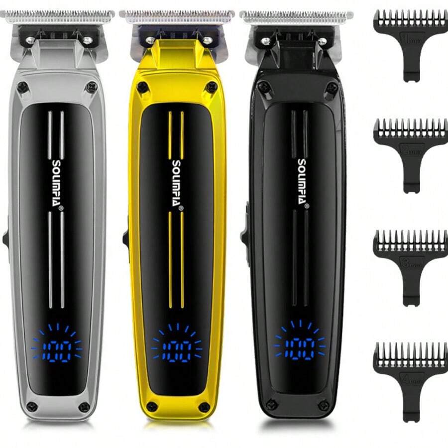 1pc USB Rechargeable Electric Bald Head Shaver, Hair Clipper, Home Use Electric Razor - Multicolor - View 1