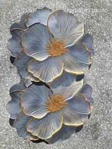 1 pieza Alfombra de baño con pétalos de flores azul neblinoso, alfombra de baño, felpudo, alfombra pequeña, alfombra, alfombra de piso, decoración del hogar, alfombra de área, alfombra de exterior, alfombra de dormitorio, alfombra lavable - Multicolor - Ver 5