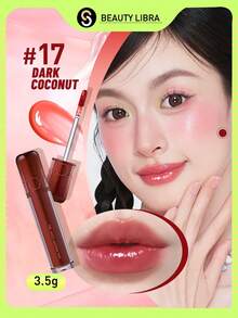 Romand, Rom&Nd Juicy Lasting Tint 2.0 #17 #DARK COCONUT 3.5g 亮泽唇釉，保湿唇彩，适合女性和学生 - #17 - 查看 1