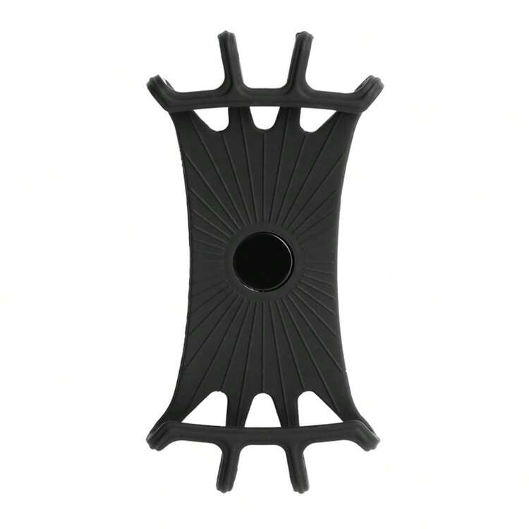 1pc 360 Degree Rotating Silicone Bike & Electric Scooter Phone Holder For Rider Navigation - Black - View 9