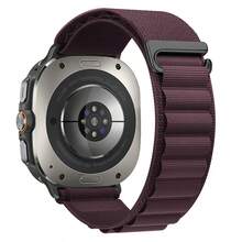 1条 Alpine Loop 尼龙运动表带，无缝隙弧形表耳，兼容三星 Galaxy Watch 7 Ultra 47mm - Watch 7 Ultra - 查看 11