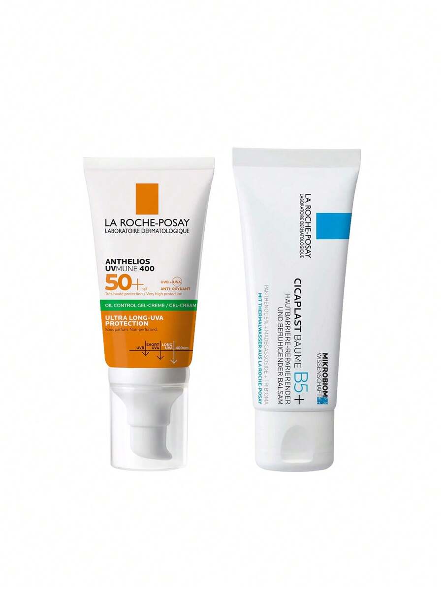 [Bundle] Anthelios LRP Cicaplast Soothing Repairing Balm 40 Ml + La Roche-Posay Oil Control SPF 50+ Gel-Cream 50ml - Anthelios - View 1