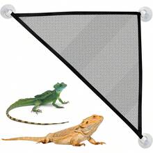 Maned Lizard Hammock, Gecko Hammock, Breathable Mesh Reptile Hammock Suitable For Maned Lizard, Snake, Chameleon, Gecko Reptile Hammock Stand - Multicolor - View 8