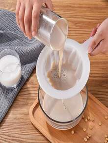 100/200/400 Mesh Fine Strainer, Suitable For Home Brewing, Premium Kitchen Sieve Filter, Fit For Wine, Tea, Soy Milk, Baking - Easy To Clean And Multipurpose Food Filtration Tool, Ideal For Apartment And Small Kitchen - Multicolor - View 6
