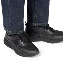 Men's Casual Dress Fashion Sneakers Cushioned Walking Non Slip Breathable All-Day Comfort Shoes - màu đen - Xem 7