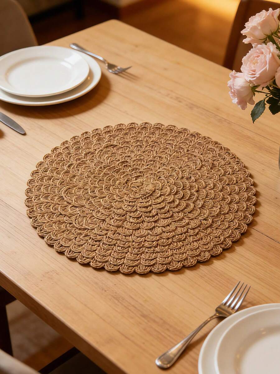 Bộ 1/2/4 chiếc, khăn trải bàn dệt tự nhiên, phong cách Bohemian, thích hợp cho nhà bếp, bàn ăn, sử dụng trong nhà/ngoài trời, có thể giặt, chịu nhiệt, dễ lau chùi, thích hợp cho cắm trại, kỳ nghỉ, đám cưới, tiệc tùng. - Lạc đà - Xem 1