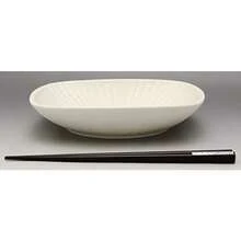 美濃焼 ソギ 正角 パスタ 皿 白釉 133-81001 - 写真の通り - チェックする 2