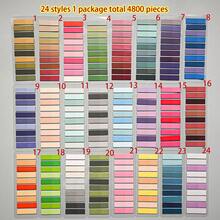6400 tờ, 32 kiểu/gói - Giấy ghi chú PET huỳnh quang phong cách Châu Âu cổ điển, bao gồm các tông màu trầm, màu pastel và màu sắc cổ điển - Thẻ chỉ mục trong suốt, tiện lợi cho việc sắp xếp, đồ dùng học tập, cần thiết cho mùa tựu trường. - Nhiều màu - Xem 20