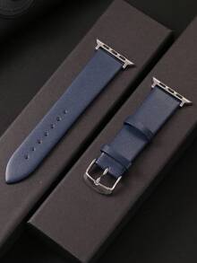 Ultra-Thin PU Leather Strap Compatible With Apple Watch 1-10 SE Ultra Men's And Women's Casual Band 49/46/45/44/42/41/40/38mm Watchband Accessories - 42(S123) 44 45 46 49 - View 19