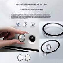 Car Rearview Camera Lens Cover, 360 Degree Backup Camera Protective Case, Universal High Definition Car Camera Protective Cover, Practical Anti-Scratch And Wear-Resistant Invisible Protective Film - Classic - View 4