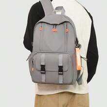 Men's Backpack, Business Commute Travel Large Capacity Rucksack For University Students - Multicolor - View 4