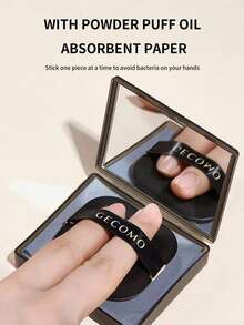 100pcs Bamboo Charcoal Oil Blotting Paper, Easy Oil Control, Portable Refill, Facial Shine Removal For Men & Women - Multicolor - View 3