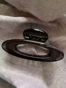 2pcs/1pc 8. 5cm/3. 35in Green & Brown Claw Shaped Lightweight Plastic Hair Clips, Fashion Versatile High-End Elegant Minimalist Solid Color Ombre Hair Accessories Suitable For Daily Casual, Party, Commute, Vacation, Ponytail, Bun, Face Washing, Makeup, Outfit Matching Elegant Claw Clips Fashion Hair Claws Casual Hair Clutch - 多色 2 - 查看 3