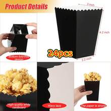 50/24 chiếc đĩa giấy dùng một lần 7"/9", chống rò rỉ & dày dặn, dễ dàng vệ sinh chỉ trong 3 giây, thích hợp cho tiệc tùng/cắm trại/gia đình, lý tưởng cho sinh nhật, lễ tốt nghiệp, Giáng sinh, Lễ Tạ ơn, Halloween và các dịp lễ khác. - màu đen - Xem 17