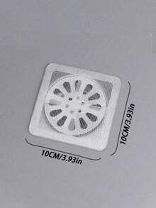 1/10/50pcs Shower/Bathtub Hair Catcher, Easy To Use, Disposable Drain Filter Stickers, Suitable For Shower, Sink And Laundry Room - Multicolor - View 12