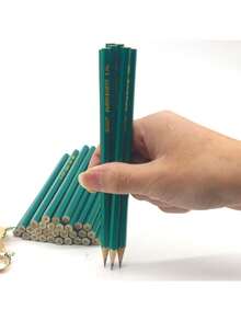 20/10pcs HB Hexagonal Green Pencils, Writing, Drawing, Exam, Suitable For School, Office, Painting And Sketching - Writing Supplies - Multicolor - View 5