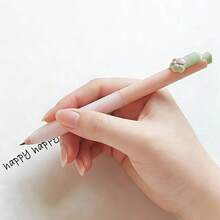 3pcs Cat Paw Ballpoint Pens, Creative Push-Button Pens, 0.5mm High-Quality Cat Paw Design Ballpoint Pens With Black Ink, Soft Rubber Grip, Cat Paw Pocket Clip, Fun Writing Pens, Suitable For Girls, Friends As Gifts - Sets - View 5