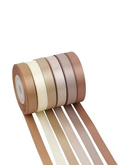 Ruy băng satin màu vàng sâm panh - Bộ ruy băng hai mặt 3/8 inch - 1/6 cuộn, hai mặt bóng, thích hợp cho đồ thủ công, đám cưới, trang trí lễ rửa tội cho bé, gói quà, thiệp mời và làm nơ thủ công.