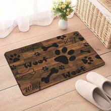 1件装宠物爪印垫，宠物喂食垫，易清洁宠物碗垫，狗狗地板垫，四季通用宠物垫，狗笼垫，猫笼垫，宠物笼垫 - 彩色 - 查看 11