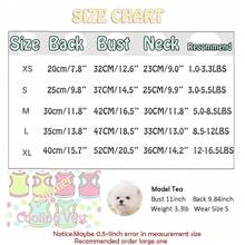 3件装小型犬夏季衬衫背心，男女通用，轻薄柔软凉爽，无袖，适合小型犬穿着 - 彩色 - 查看 3